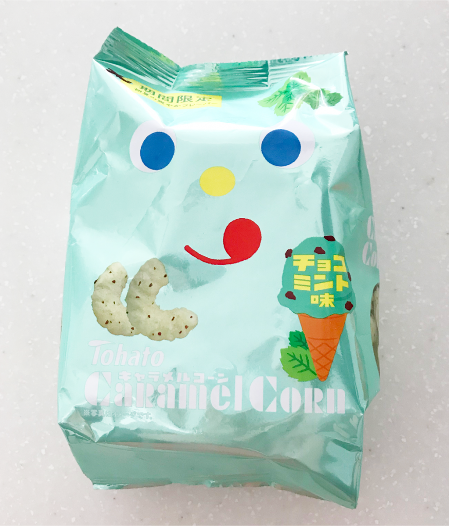 キャラメルコーン チョコミント