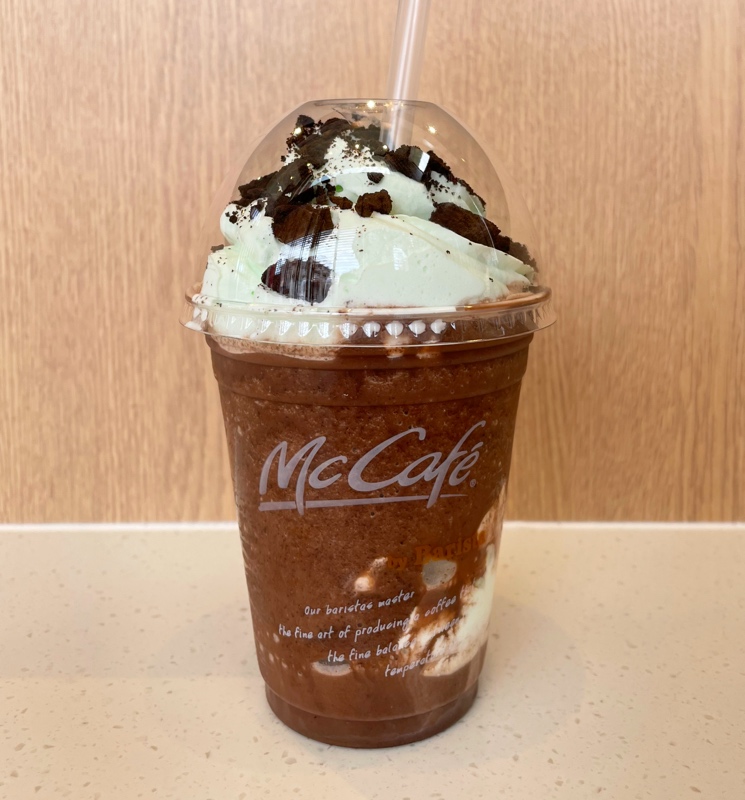 オレオ クッキー チョコミントフラッペ