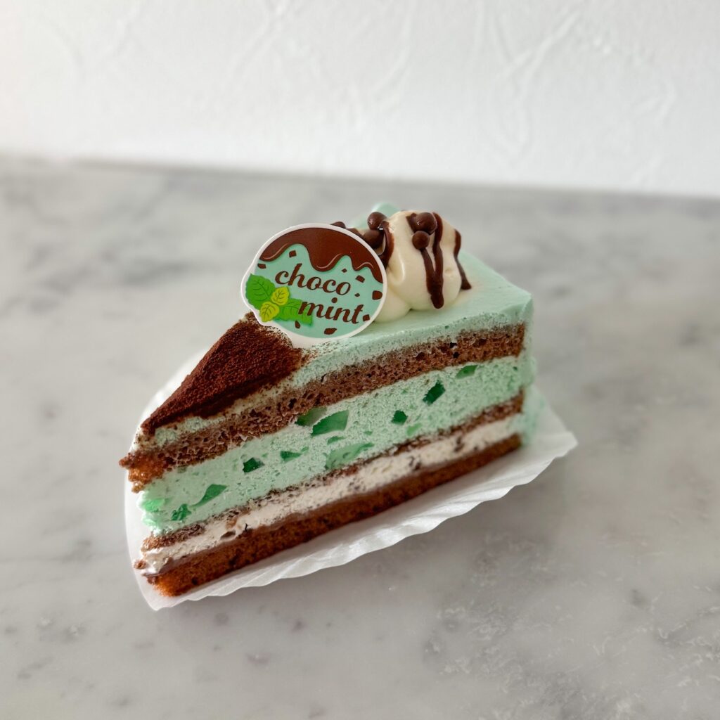 チョコミントケーキ